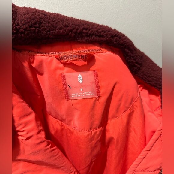 FP Movement Outpost Bomber Jacket Sherpa S puffer boho streetwear preppy winter - Picture 6 of 7